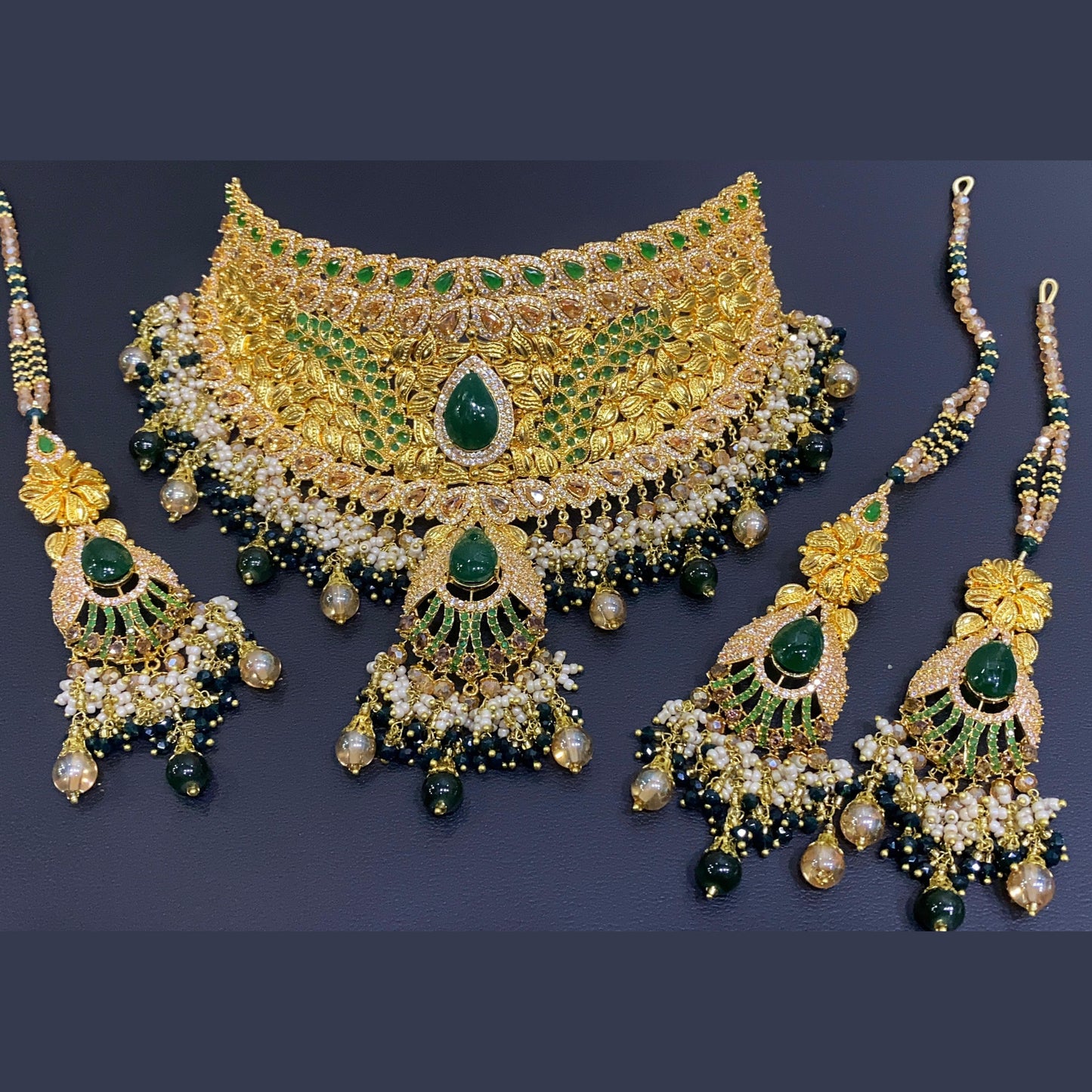 Luxury Maroon Bridal Jewellery for Weddings & Celebrations