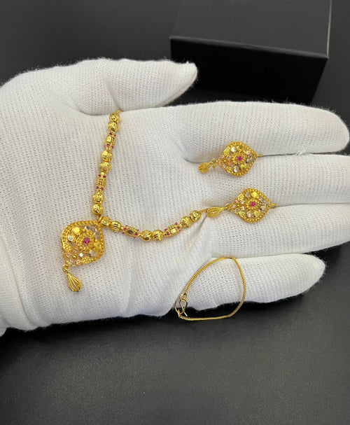 Timeless Zircon Stone Pendant Set in Elegant Gold Plating
